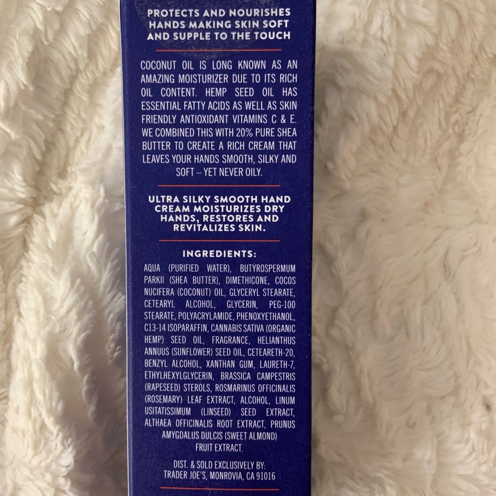 Trader Joe’s hand cream, new - Picture 2 of 2